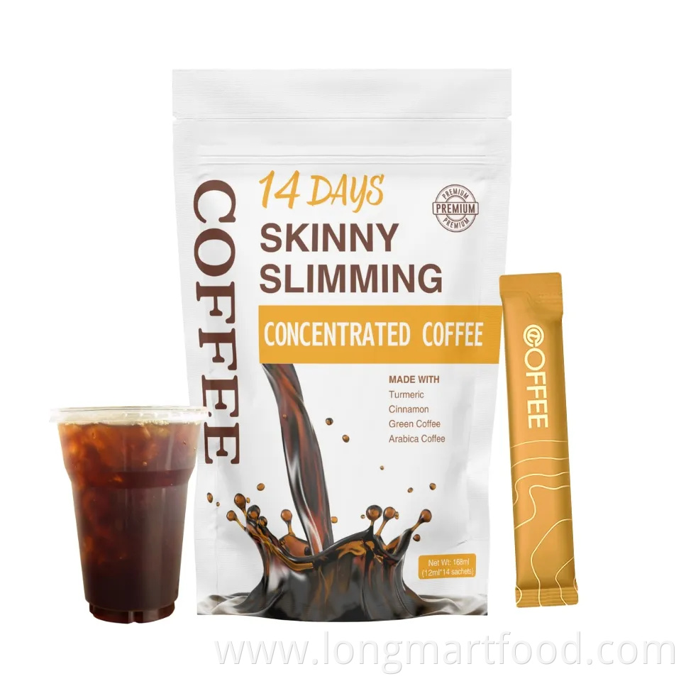 OEM/ODM Detox Slimming Appetite Suppressant Weight Loss Coffee